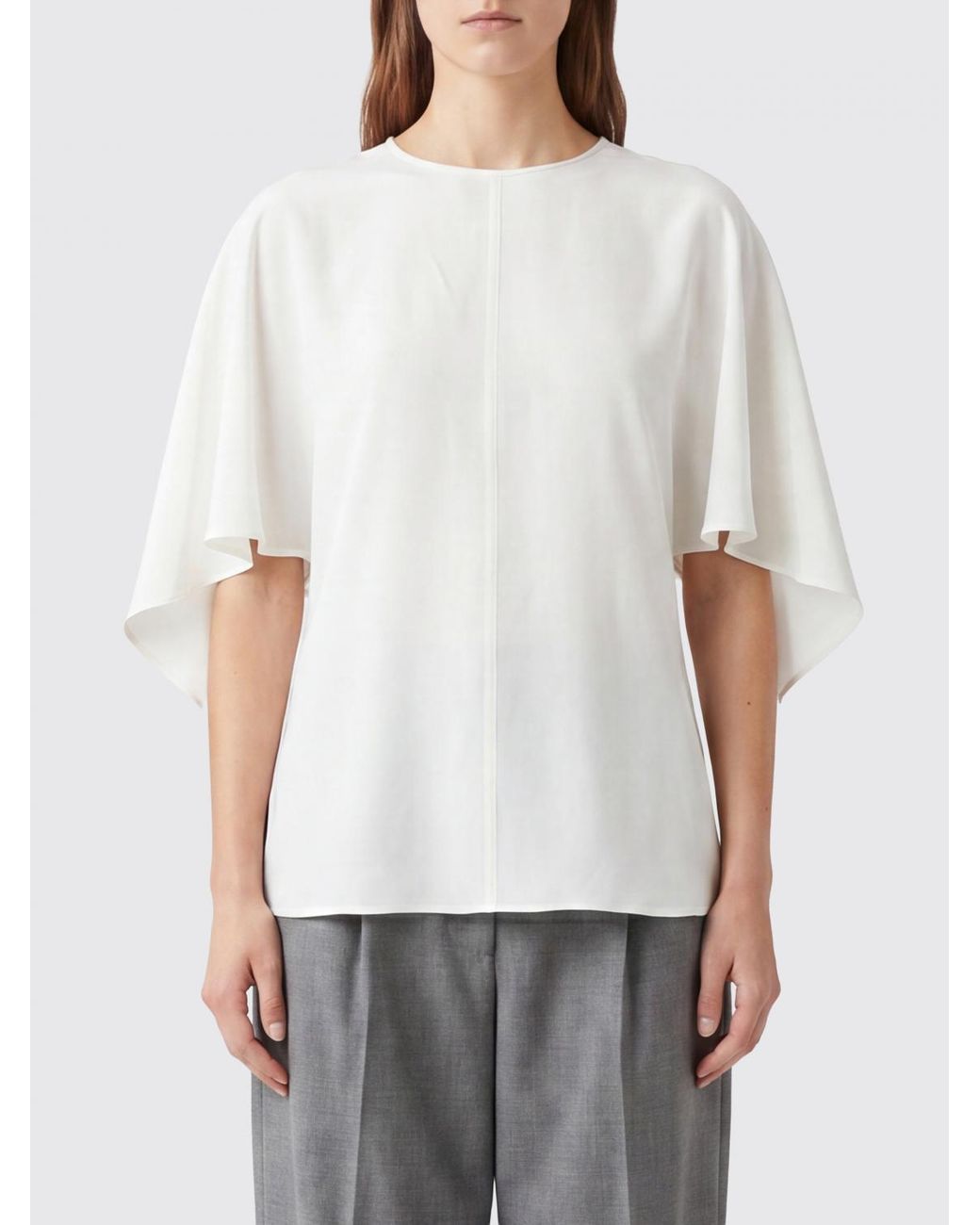Stella McCartney White Crewneck Blouse