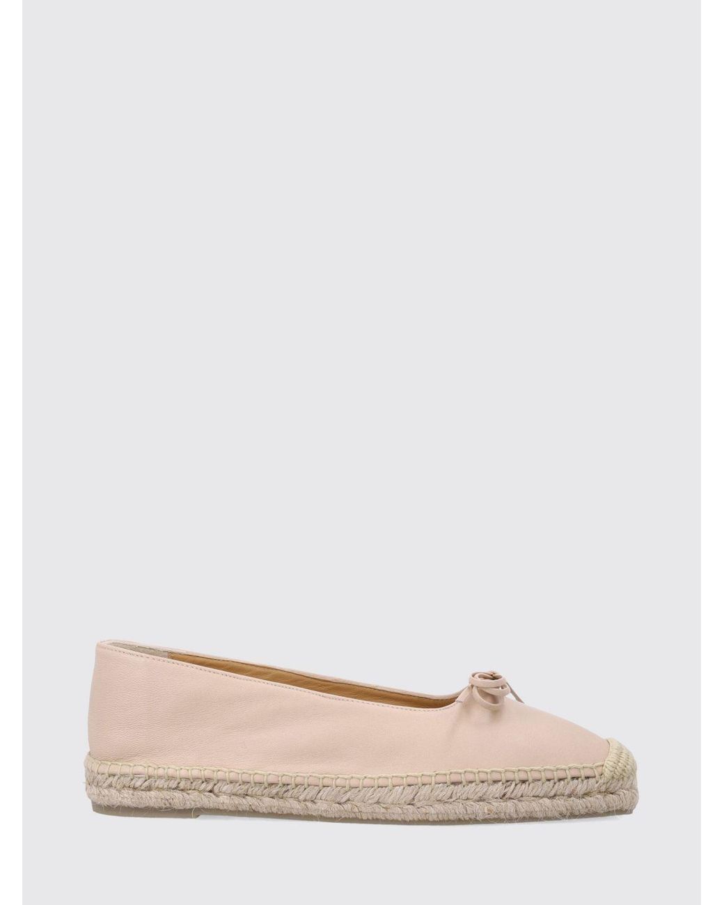 Castaner Natural Pax Ribbon Leather Espadrilles