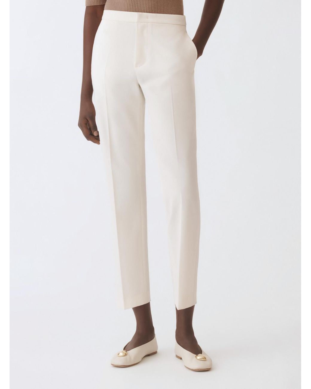 Fabiana Filippi White Trousers