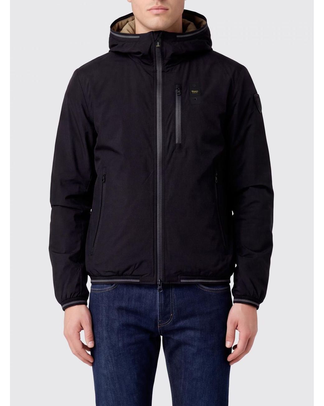 Blauer Blue D-Devon Lightweight Windproof Jacket With Hood And Logo for men