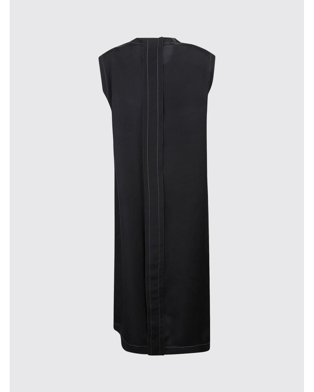 Marni Black Sleeveless Mini Sheath Dress
