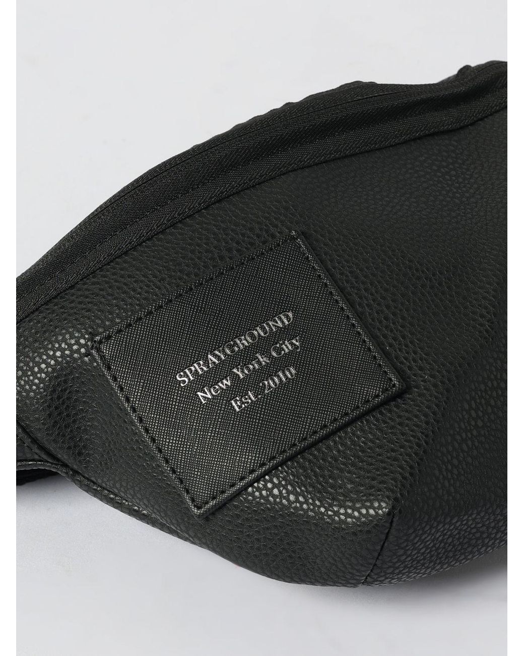 Sprayground White Belt Bag for men