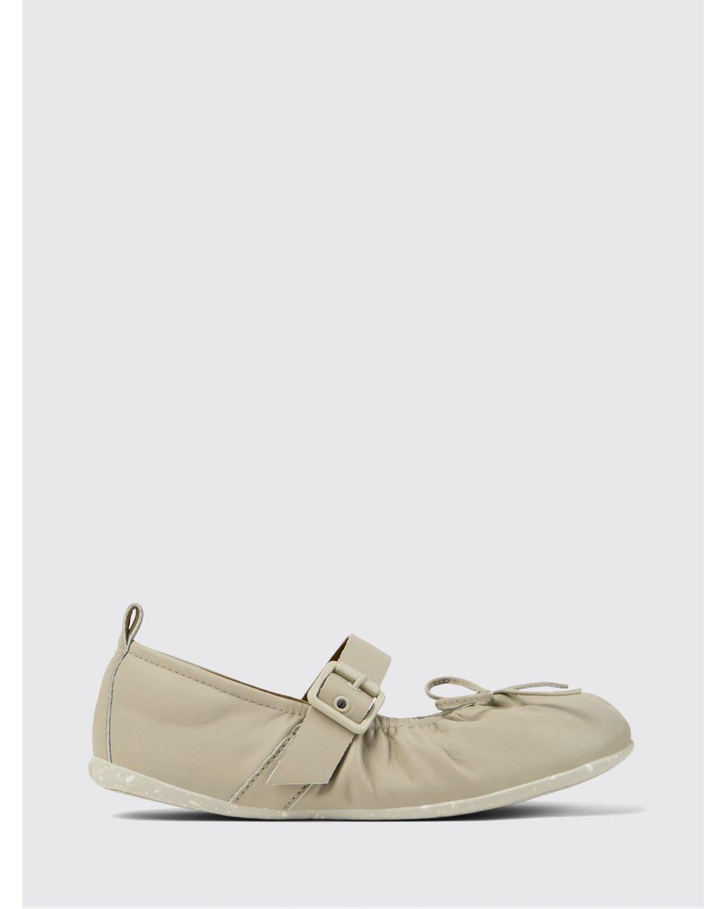Camper Natural Wabi Mary Jane Flats
