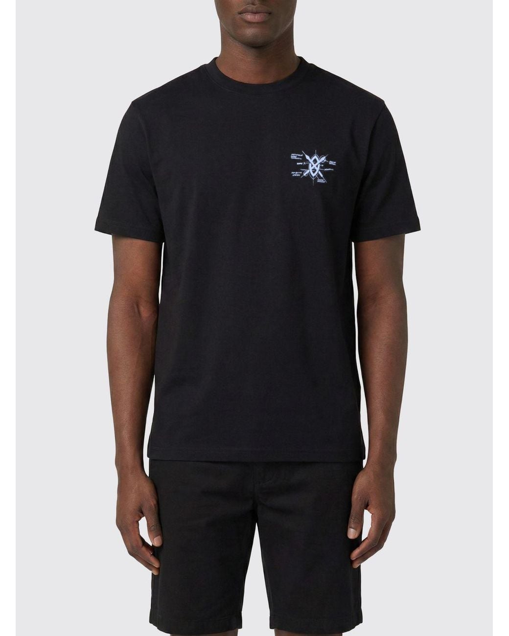 Daily Paper Black Printed Cotton T-Shirt for men
