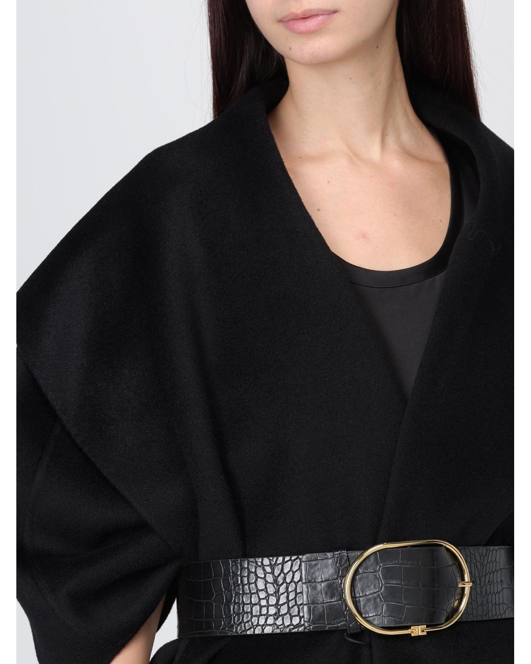 Elisabetta Franchi Black Coat