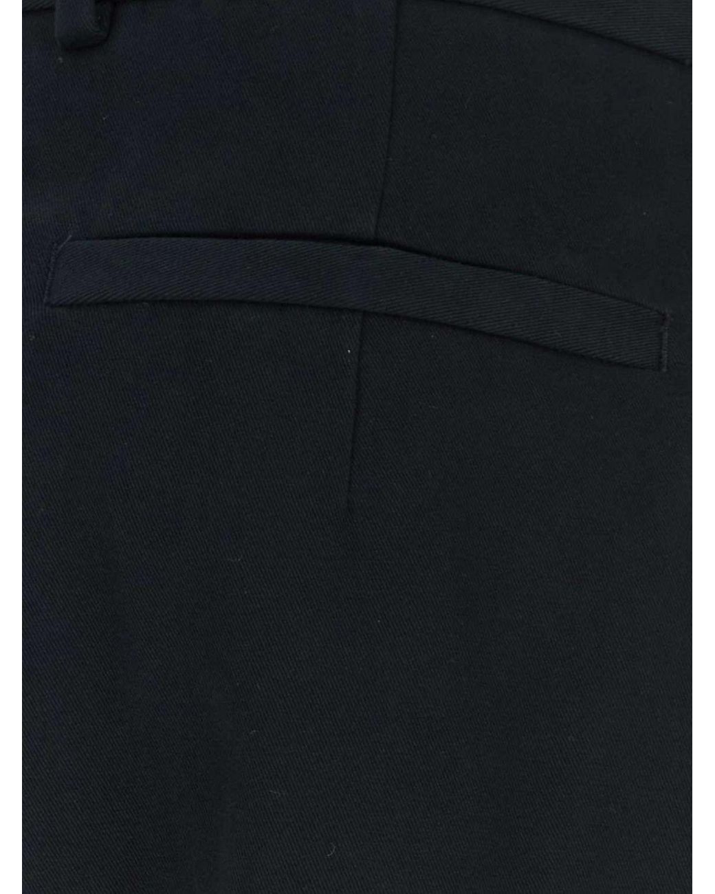 Zegna Blue Slim Fit Pleated Cotton And Cashmere Tailored Trousers for men