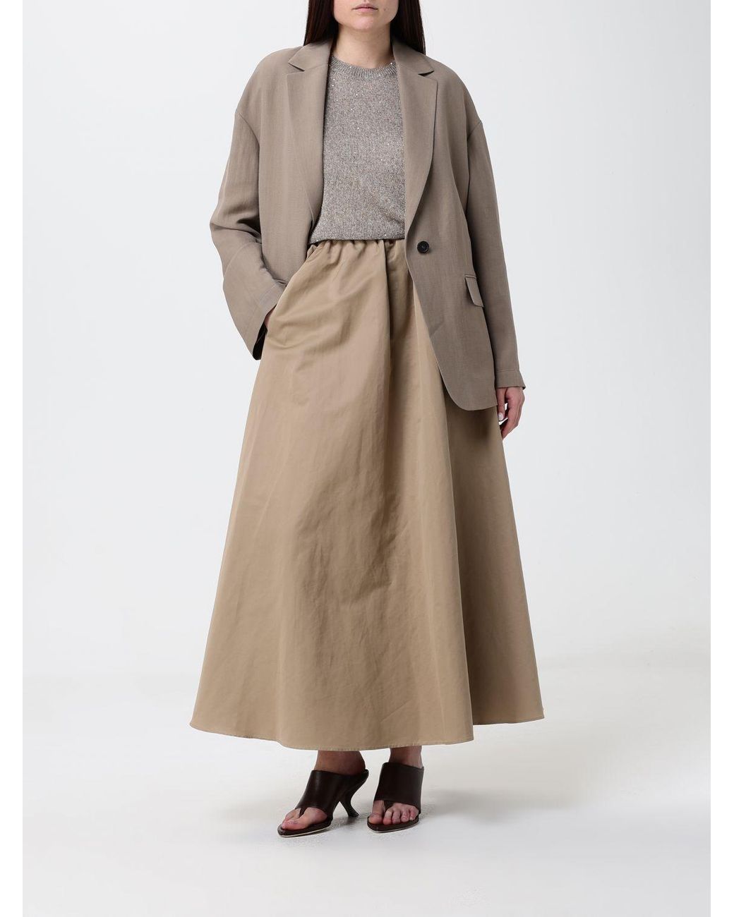 Brunello Cucinelli Natural Viscose Blazer