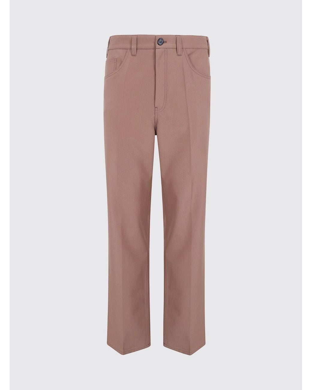 Marni Pink Straight-Leg 5-Pocket Trousers for men