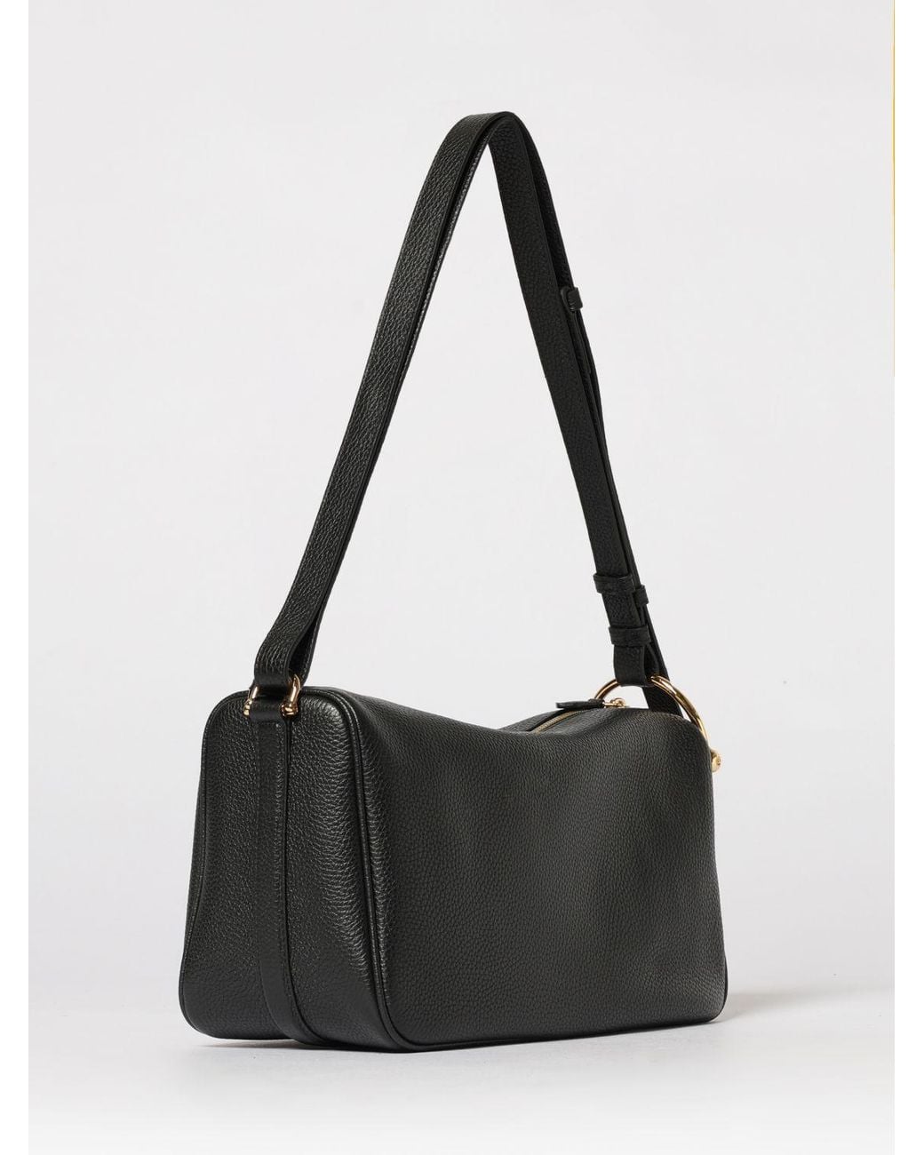 Gucci Black Half Horsebit Medium Shoulder Bag
