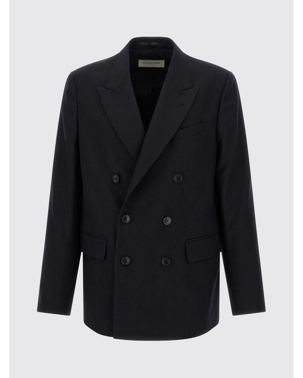 Dries Van Noten Black Jacket for men