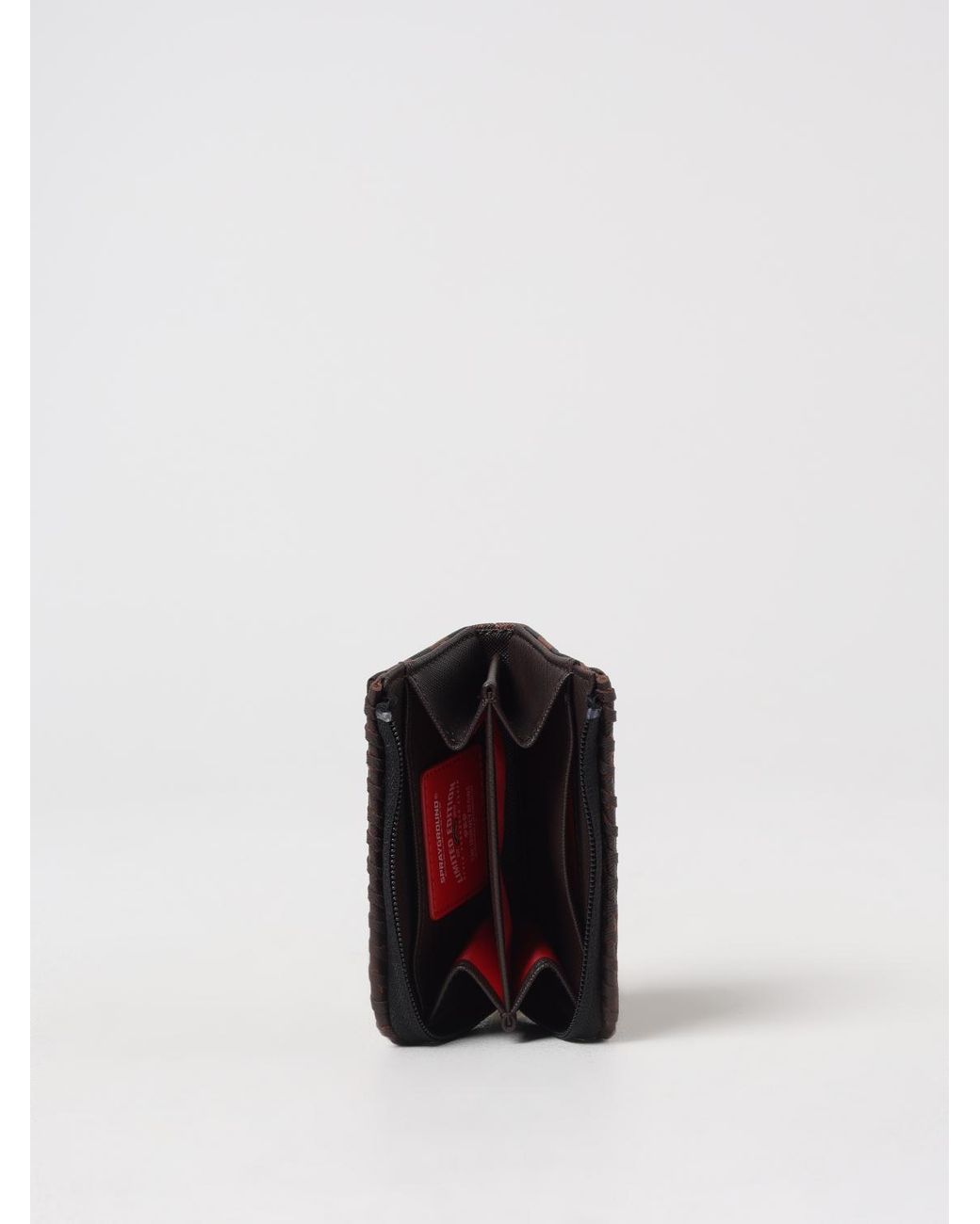 Sprayground Multicolor Checkered Shark Embossed Wallet