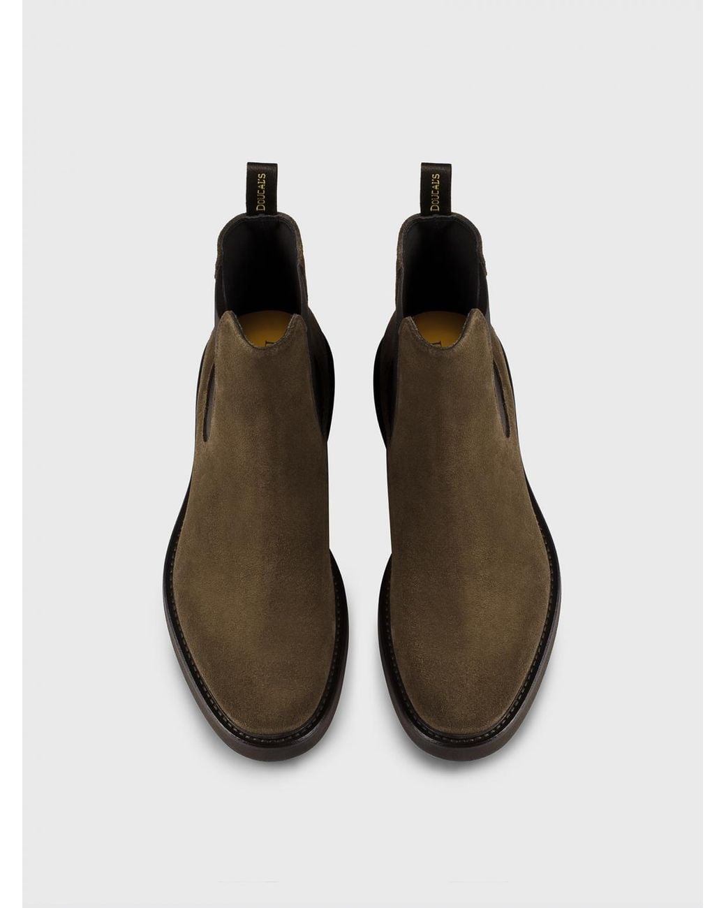 Doucal's Brown Suede Ankle Boots for men