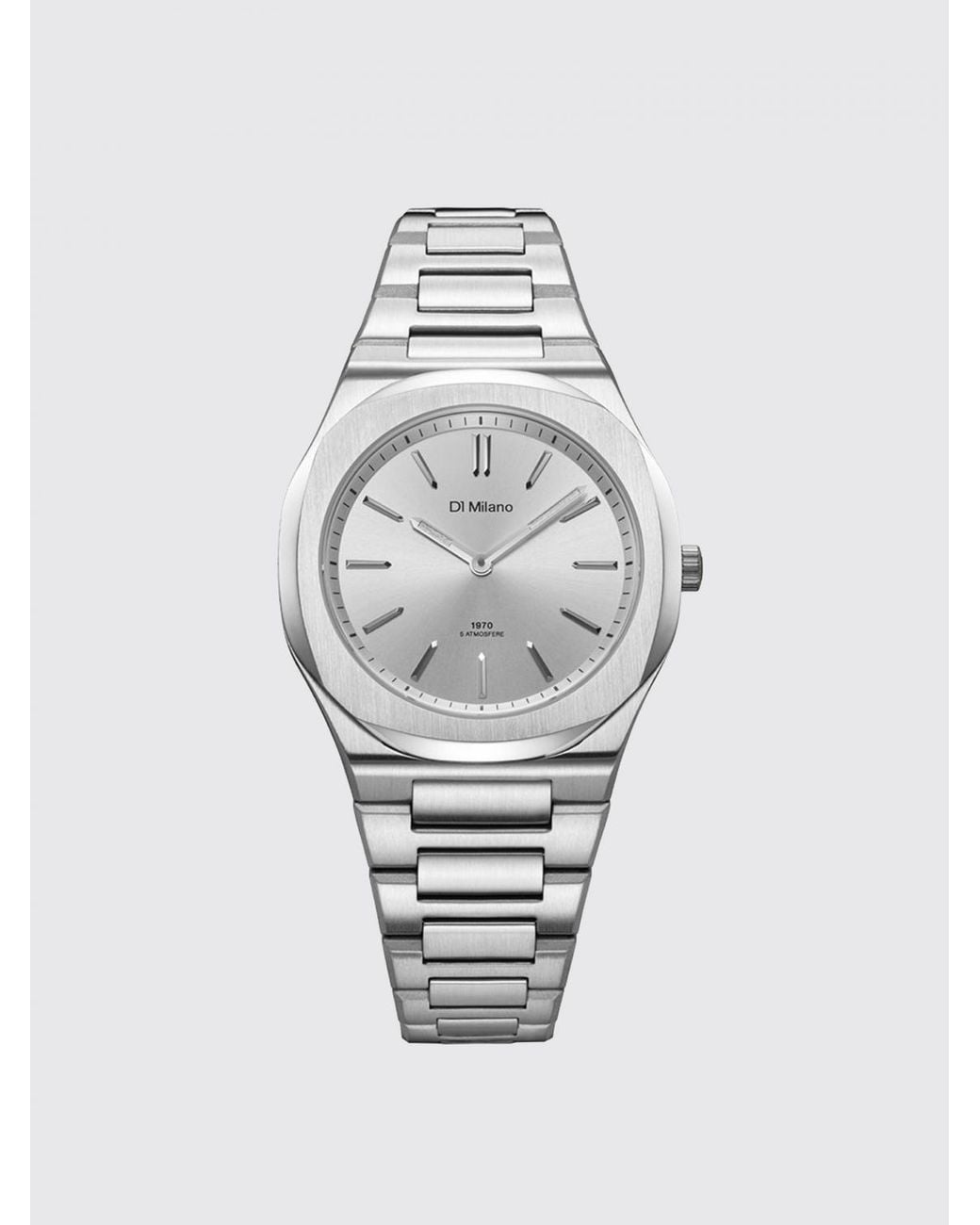 D1 Milano White Mellow Stainless Steel Automatic Watch for men