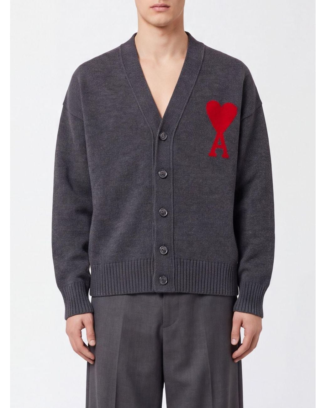 AMI Gray Sweater for men