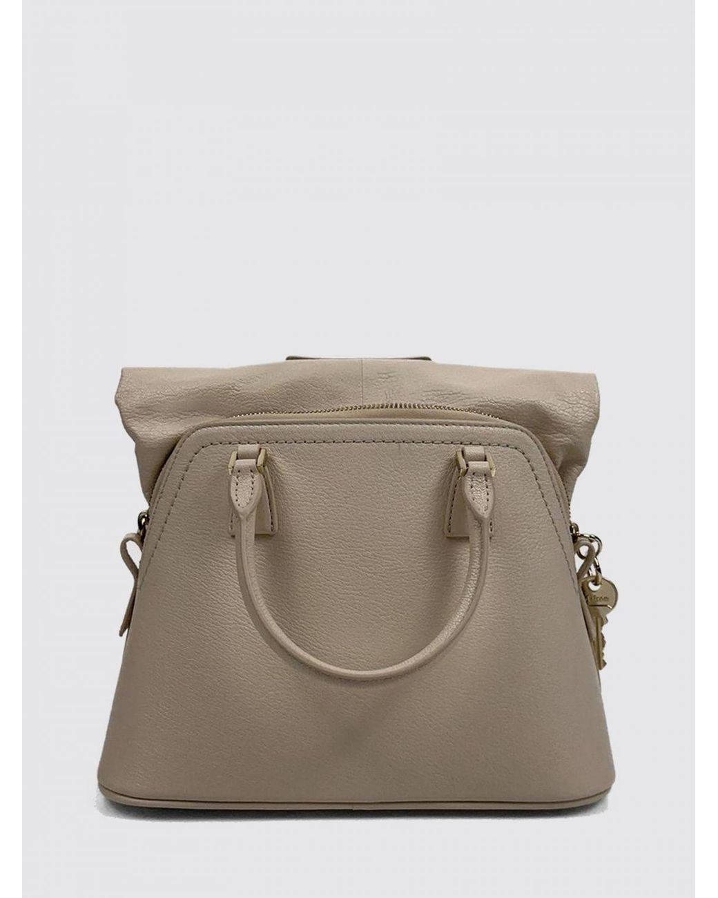 Maison Margiela Natural 5Ac Grained Leather Bag for men