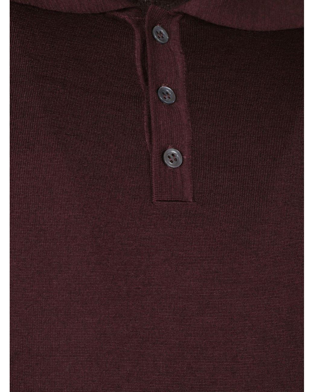 Barena Red Polo Shirt for men