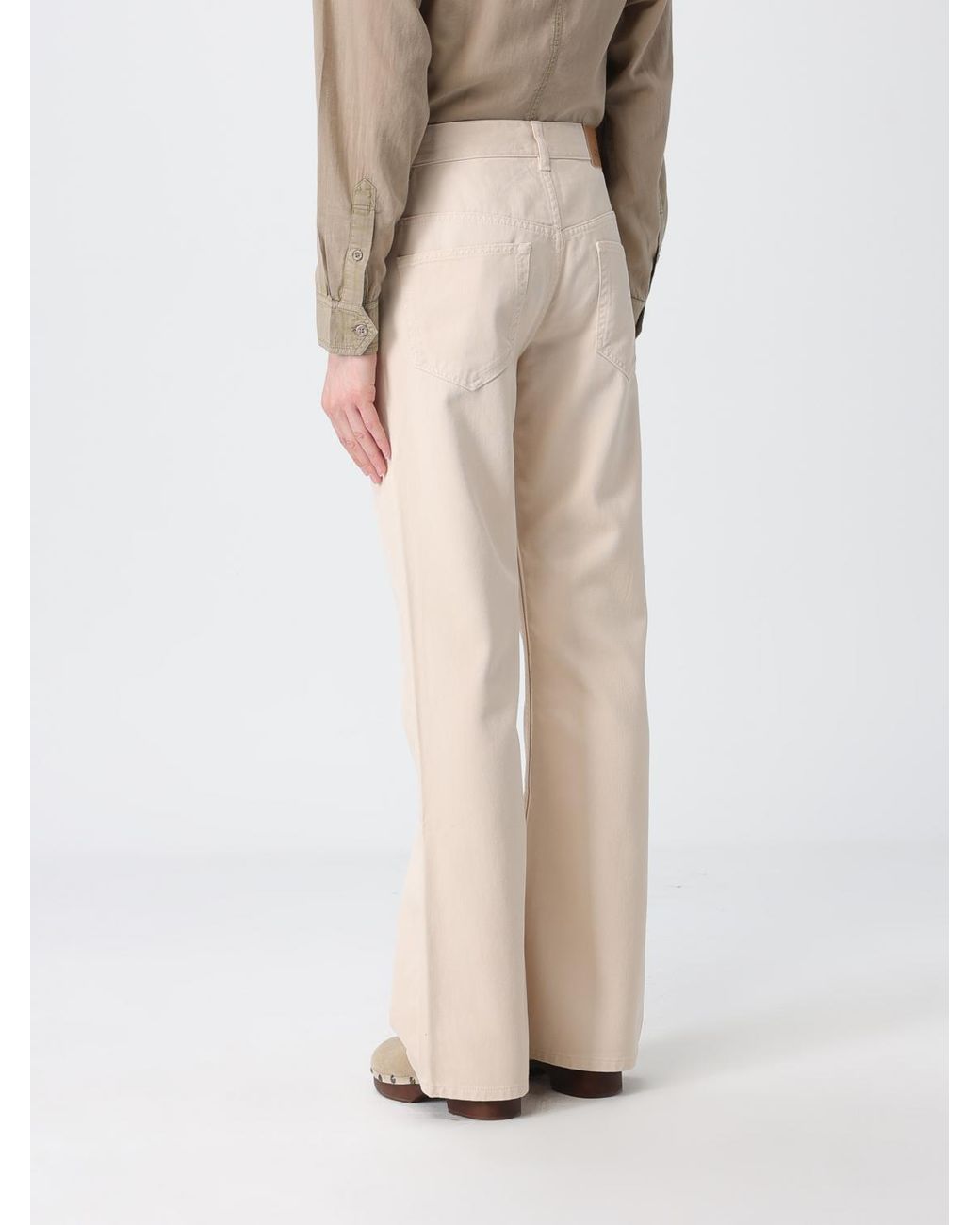Isabel Marant Natural Straight Denim Jeans