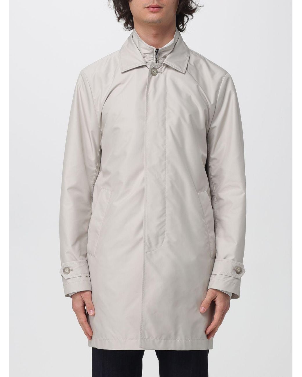 Fay Gray Morning Technical Poplin Coat for men