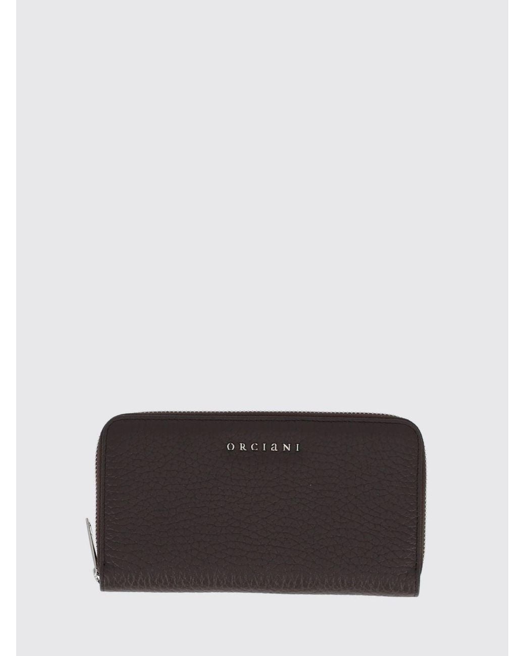 Orciani Gray Large Continental Wallet
