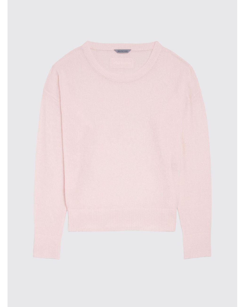 Balenciaga Pink Cashmere Knit Sweater