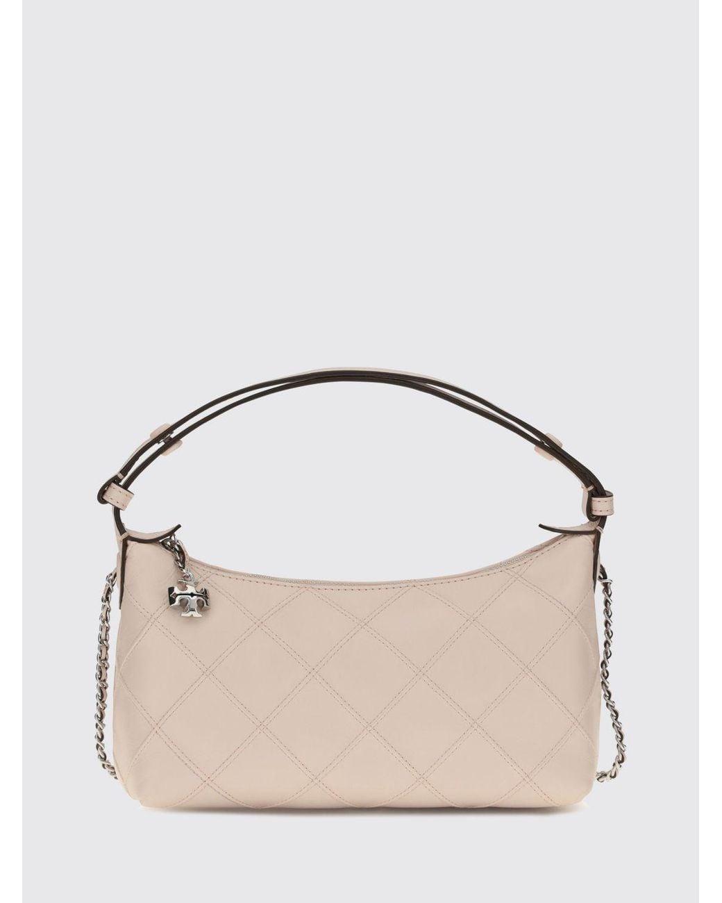 Mini Borsa A Spalla Fleming di Tory Burch in Pink