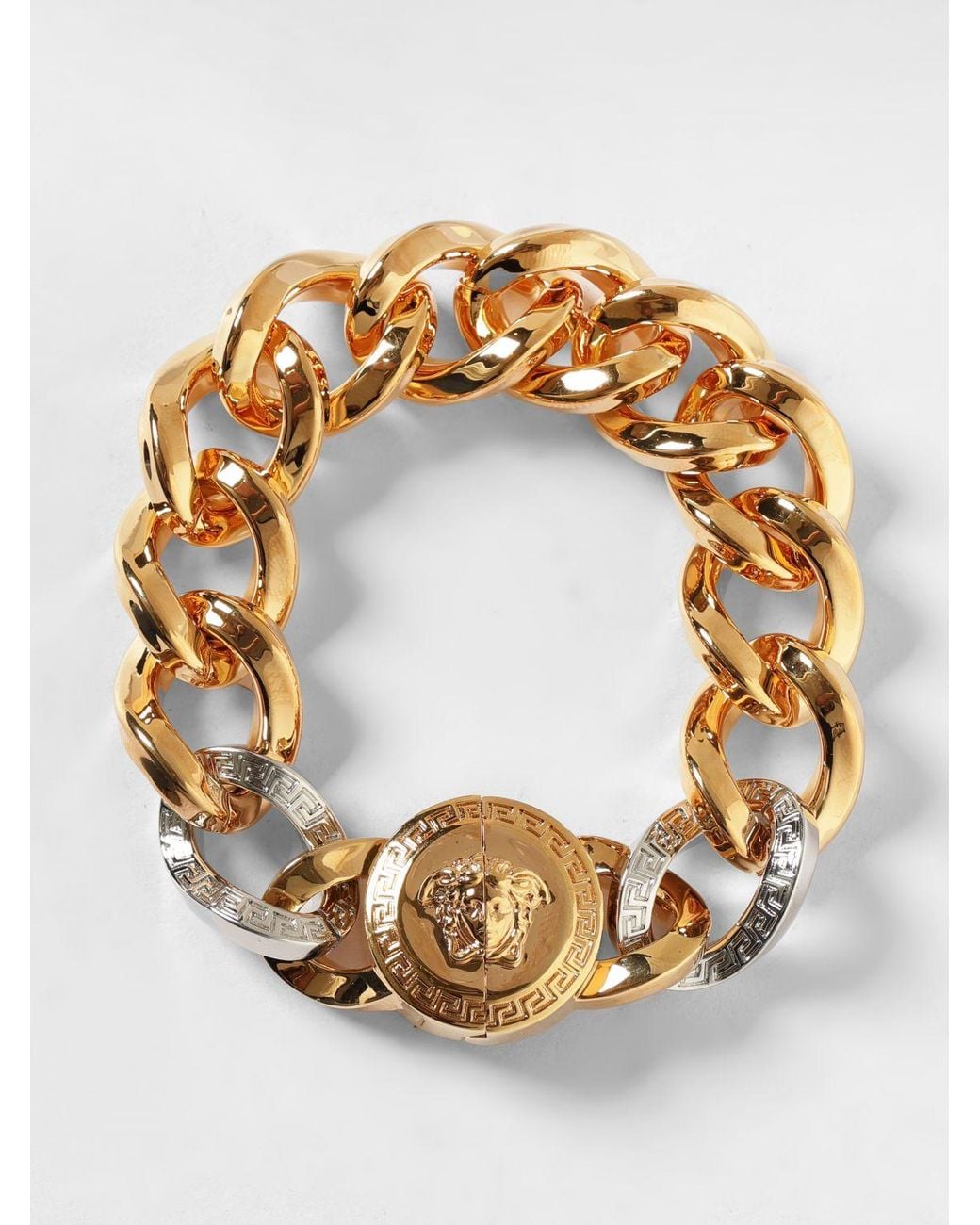 Versace Metallic Medusa Brass Bracelet