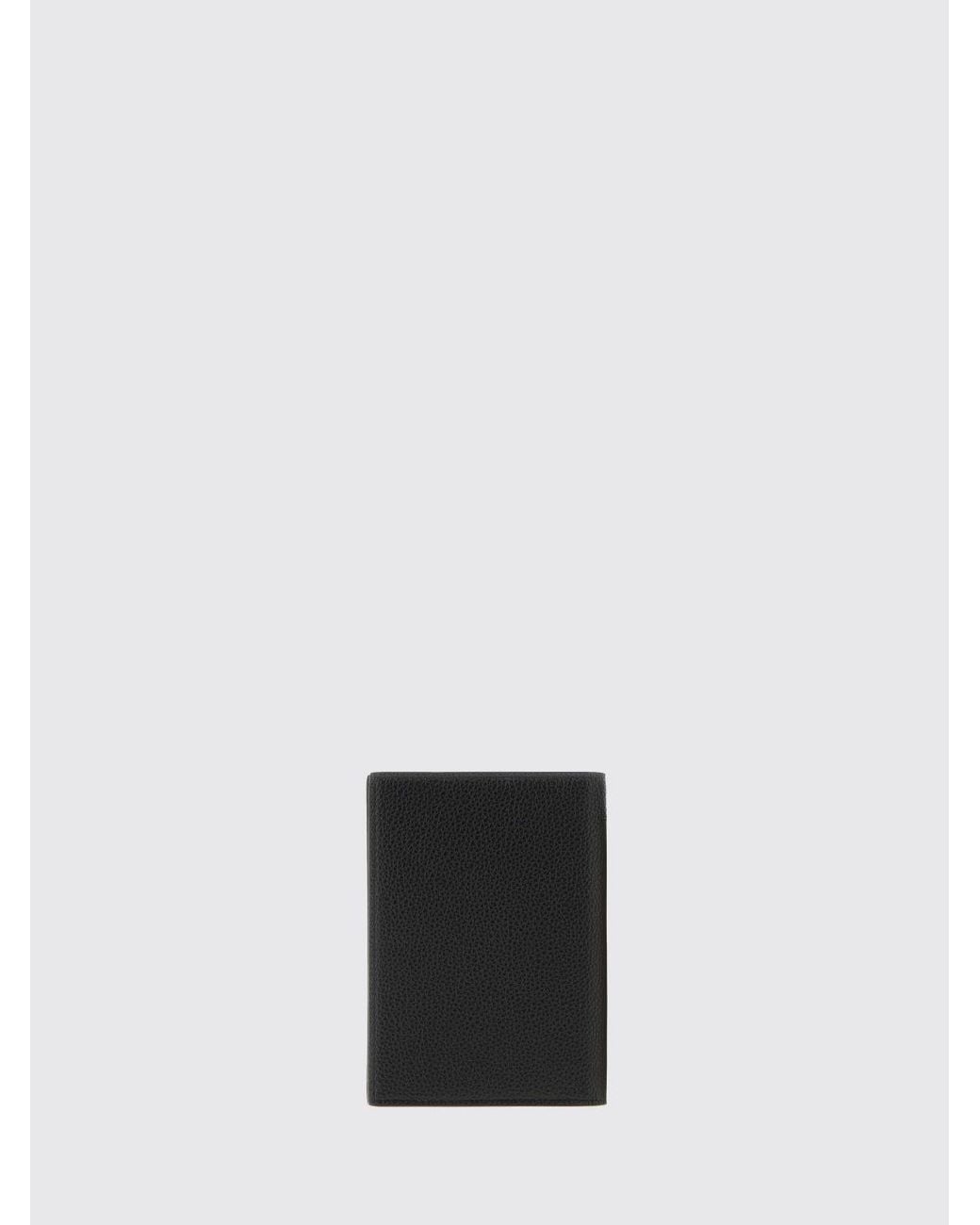 Tom Ford White Grained Calfskin Bifold Wallet With Logo for men