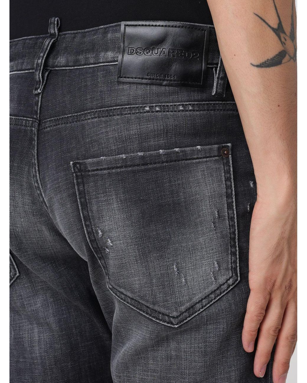 DSquared² Blue Regular Fit Straight Jeans for men
