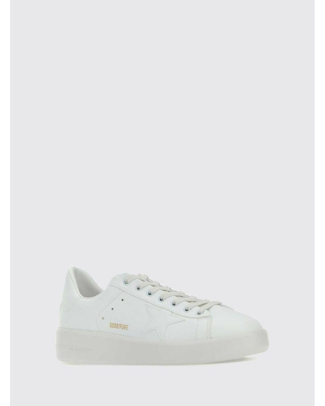 Golden Goose Deluxe Brand White Pure-Star Low-Top Sneakers for men