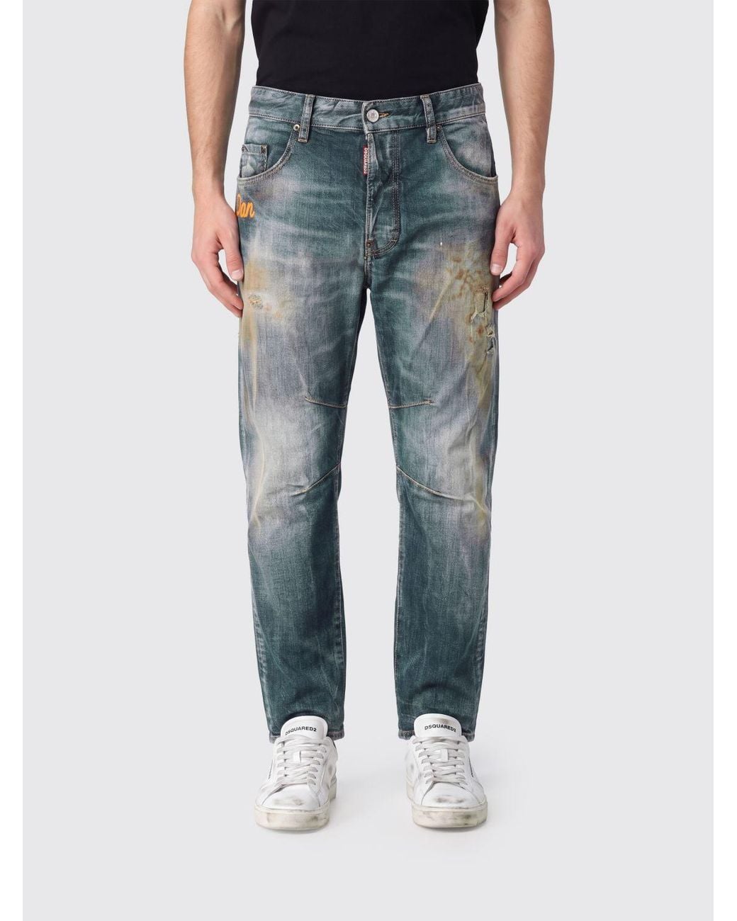 DSquared² Blue Kawaii Straight Fit Jeans for men