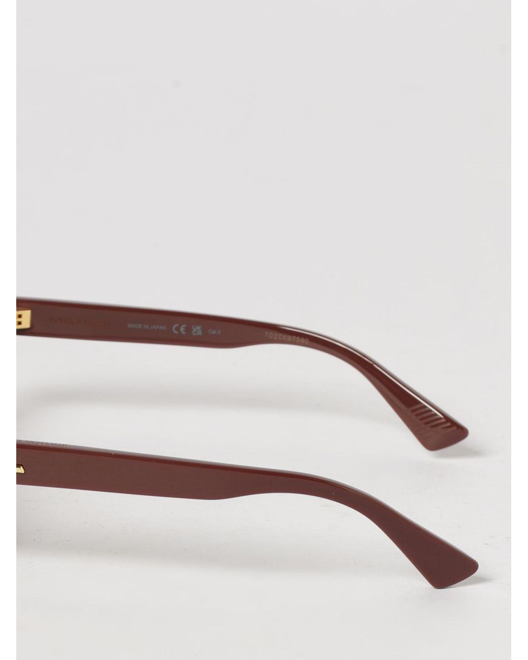 Bottega Veneta Pink Angle Acetate Sunglasses