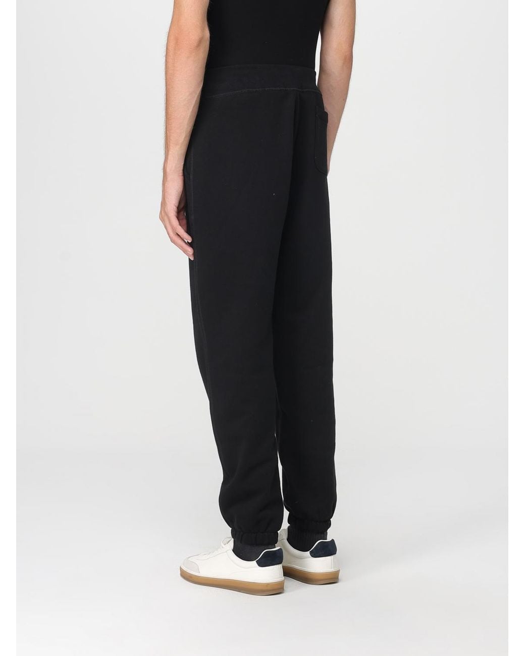 Polo Ralph Lauren Black Cotton Blend Trousers for men