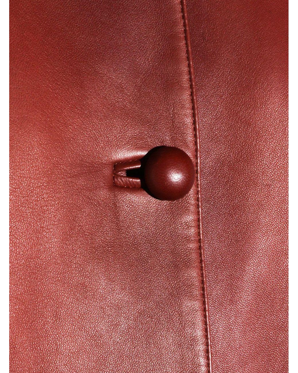 Chloé Red ChloÉ Nappa Leather Jacket
