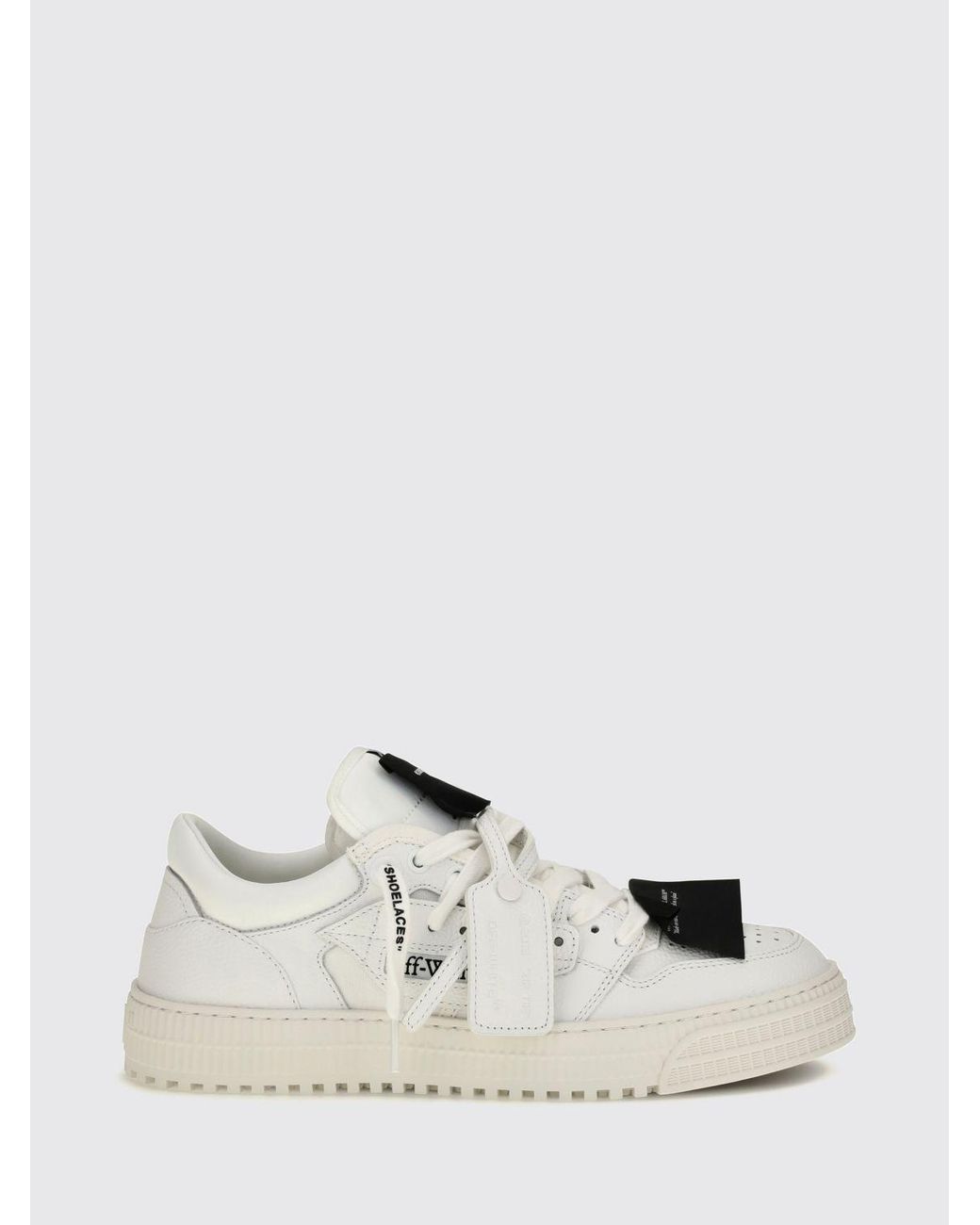 Off-White c/o Virgil Abloh Natural 3.0 Court Grained Calfskin Low Top Sneakers for men