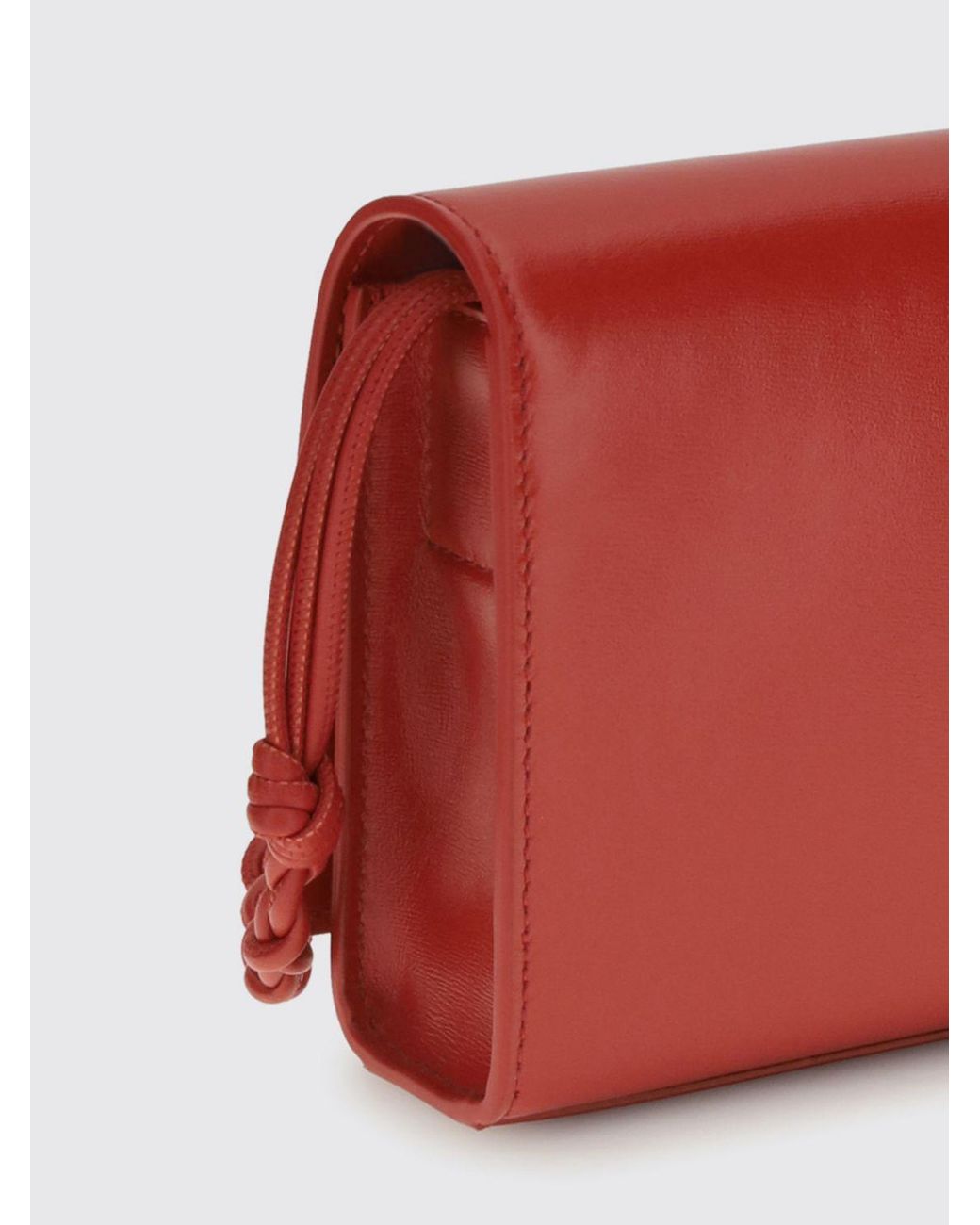 Jil Sander Red Tangle Shoulder Bag