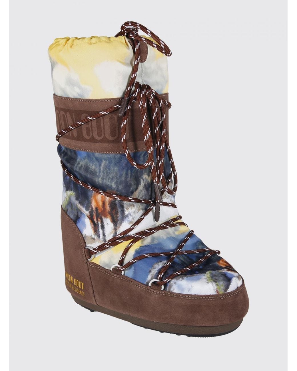 Bota De Nieve Icon Low Guest Moon Boot de color Blue