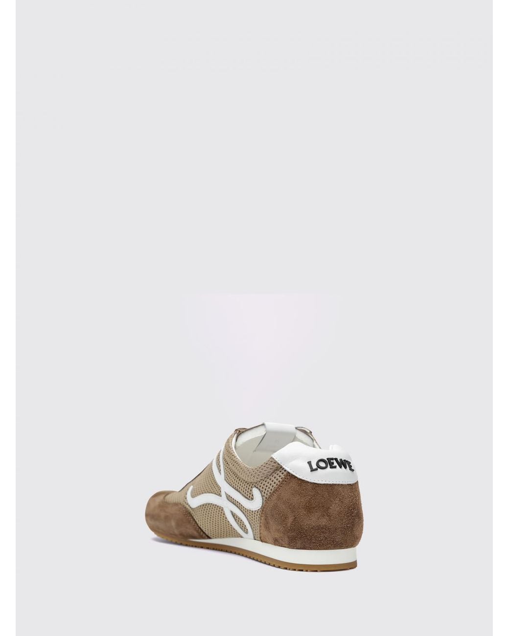 Loewe Natural Ballet Runner 2.0 Mesh And Suede Sneakers for men