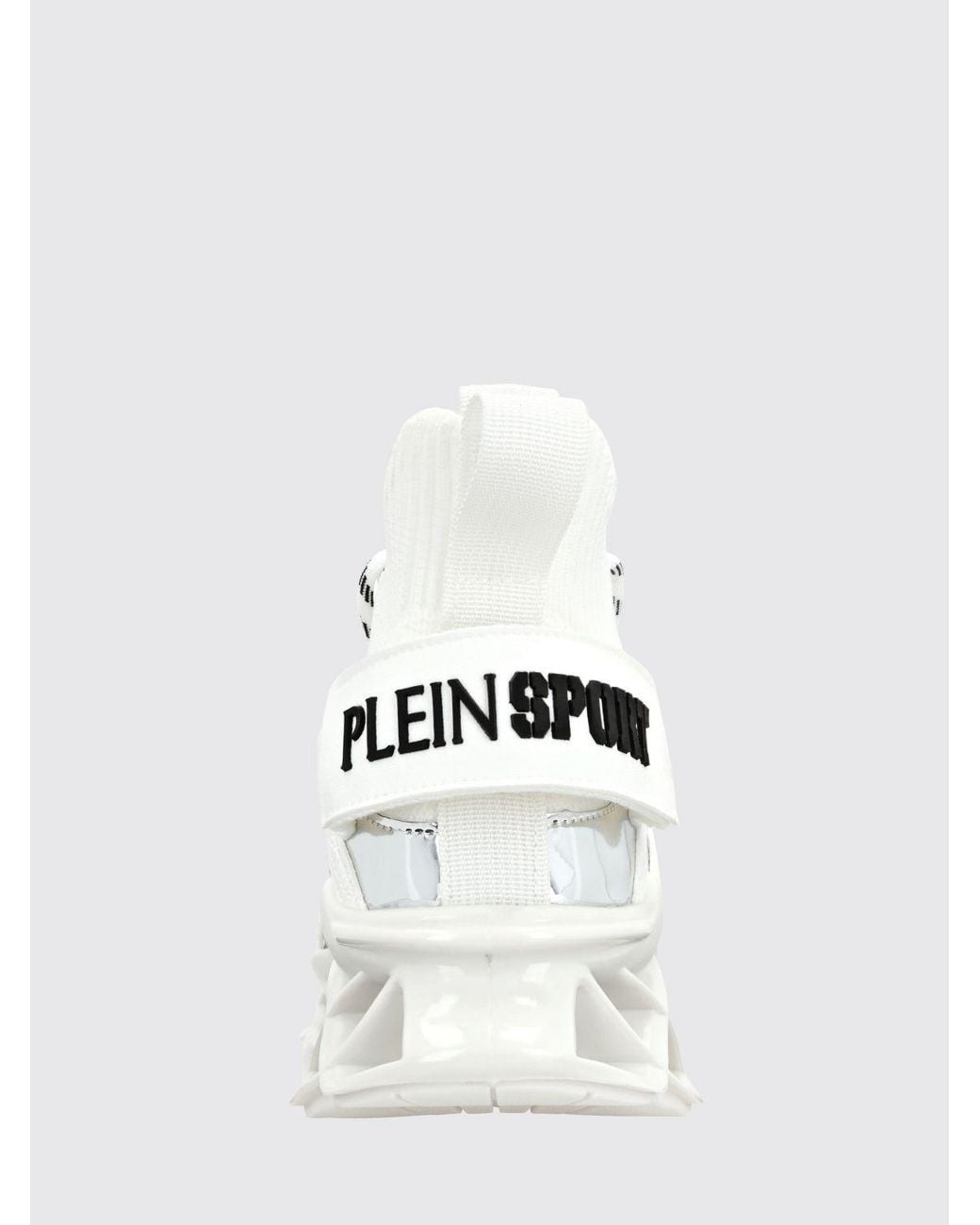 Philipp Plein White Hi-Top Runner Tiger for men
