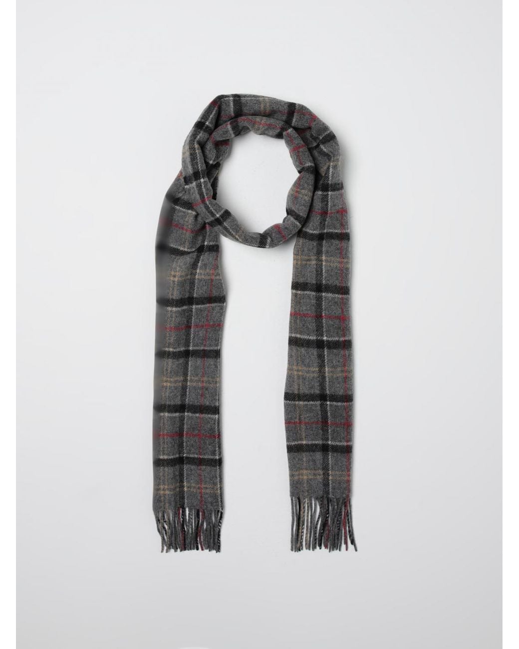 Barbour Gray Scarf for men