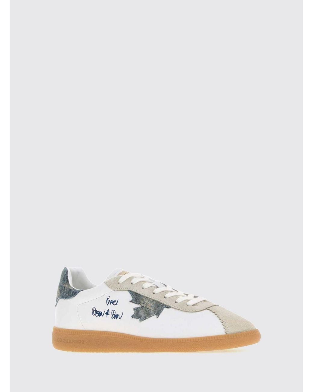 DSquared² White Rebel Sneakers for men