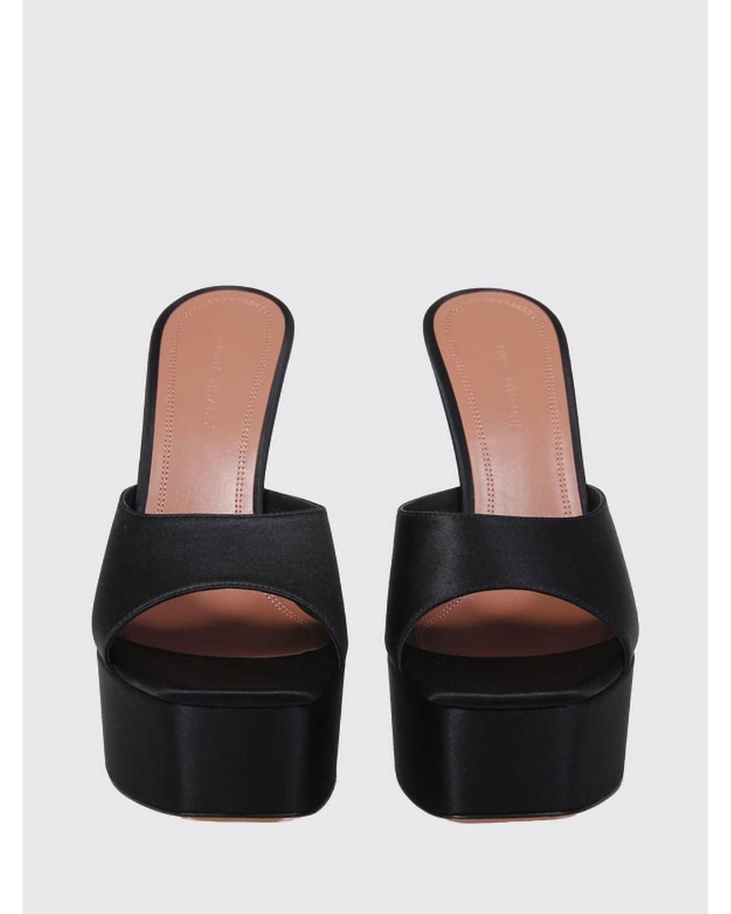 AMINA MUADDI Black Flat Sandal