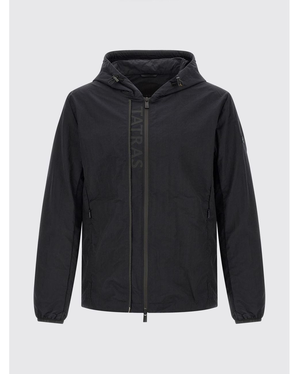 Tatras Blue Nylon Hooded Windbreaker Jacket for men