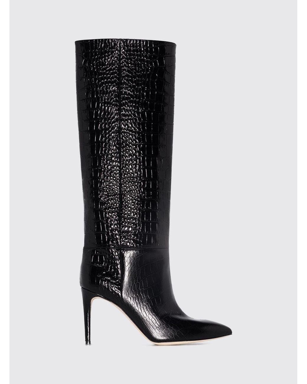 Paris Texas Black Knee-High Boots