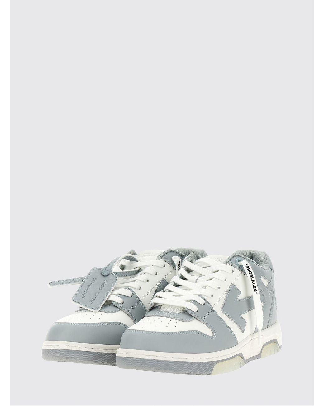 Off-White c/o Virgil Abloh White Out Of Office Leather Sneakers for men