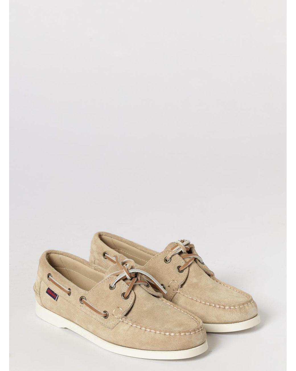 Sebago Natural Portland Flesh Out Suede Boat Loafers