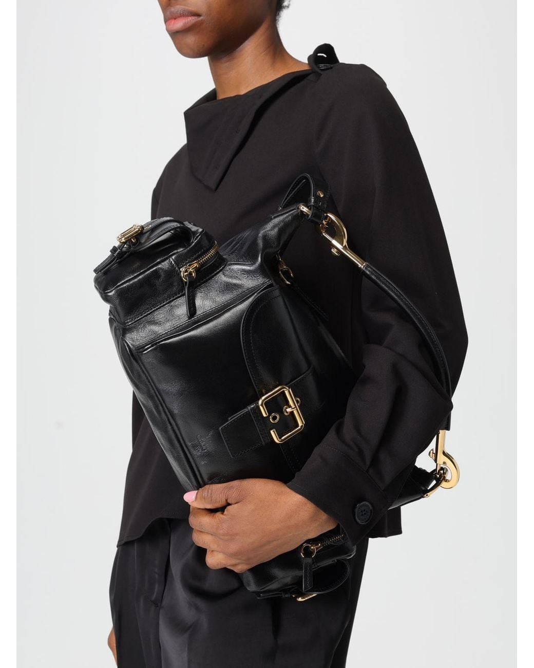 Chloé Black Chlo&Eacute Leather Camera Bag