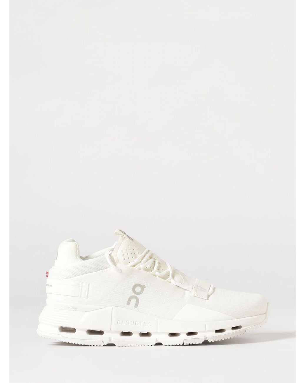 On Shoes White Cloudnova 2 Mesh Sneakers On
