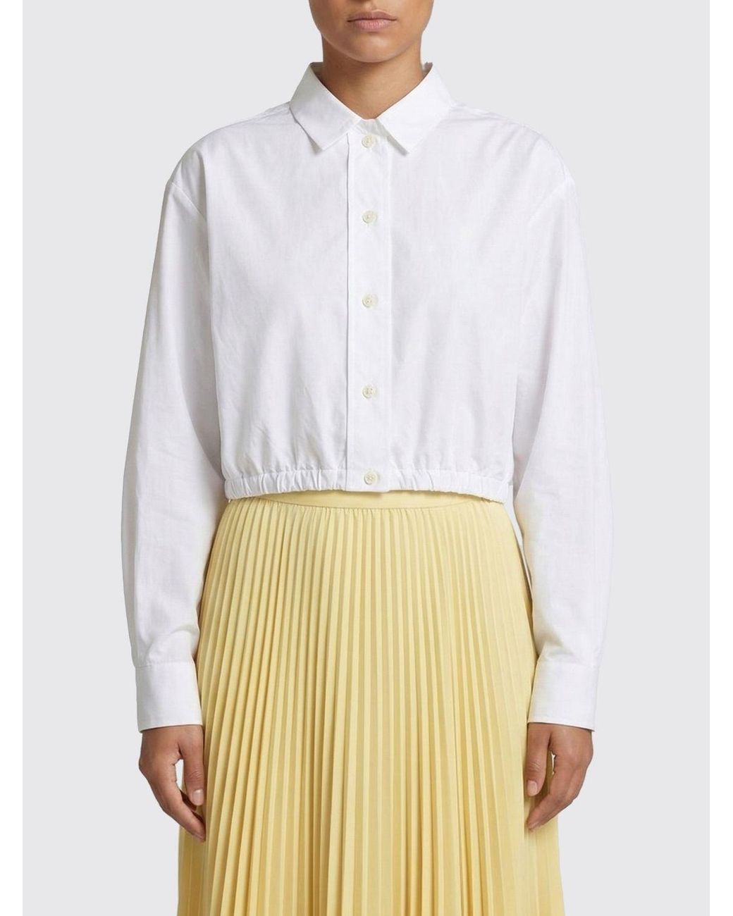 Jil Sander White Polyester Shirt