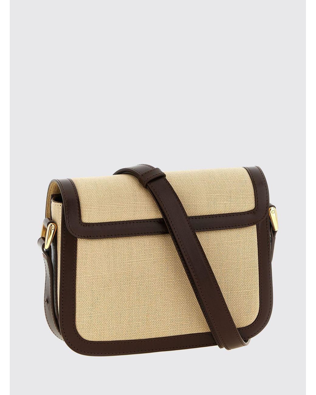 A.P.C. Natural Grace Canvas And Leather Bag