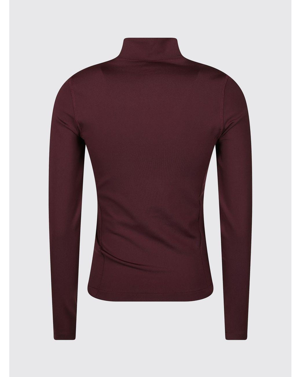 Autry Purple Slim Fit Zip-Up Sweatshirt